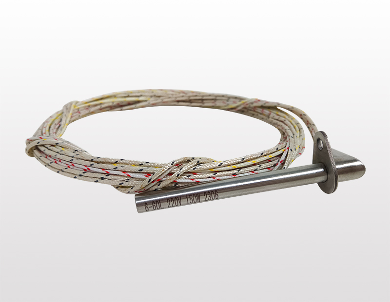 LZ00102-帶固定片式內(nèi)引線單頭電熱管，lamci-D6X70+20-V220-W150